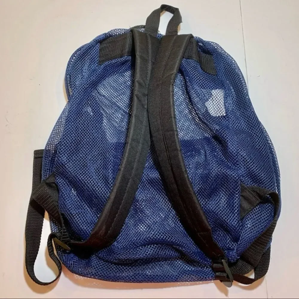 Trailmaker Blue Mesh Backpack School Kids Beach‎ Security Points Travel Bag